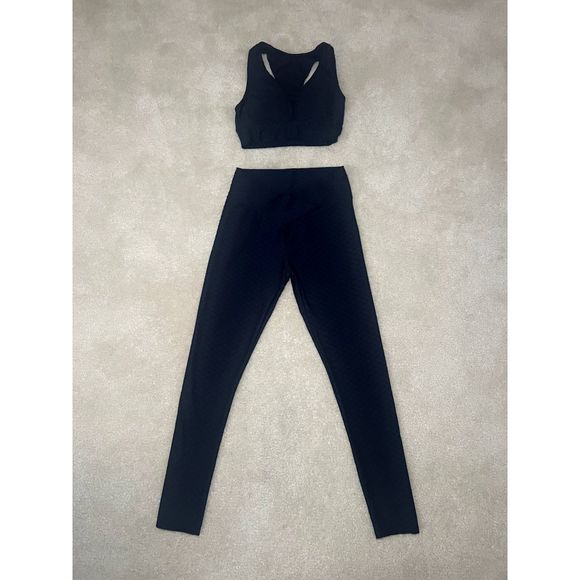 Blue Workout Set | Leggings & Bra | Small - Picture 1 of 4